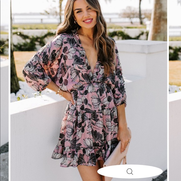 VICI ALL I WANT RUFFLE TIERED BABYDOLL DRESS - Picture 6 of 11